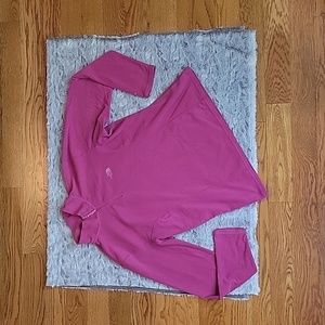 The North Face Pink Quarter Zip Fleece Pull Over, Women's XL, Great Condition!